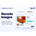 Remote Images extension for Magento 2 showing a product image loaded from a URL in the product form