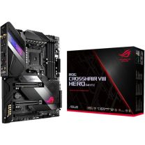 ASUS ROG X570 Crosshair VIII Hero (Wi-Fi) ATX motherboard with PCIe 4.0, on-board WiFi 6 (802.11ax), 2.5 Gbps LAN, USB 3.2, SATA, M.2, ASUS NODE and Aura Sync RGB lightingASUS ROG X570 Crosshair VIII Hero (Wi-Fi) ATX motherboard with PCIe 4.0, on-board Wi